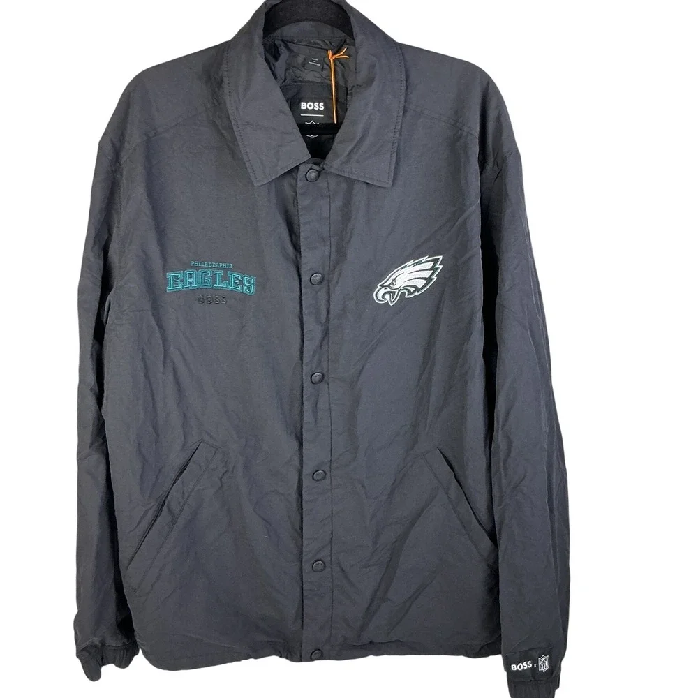 BOSS x NFL Philadelphia Eagles Coaches Jacket Mens XXL New‎ With Tags $365 MSRP